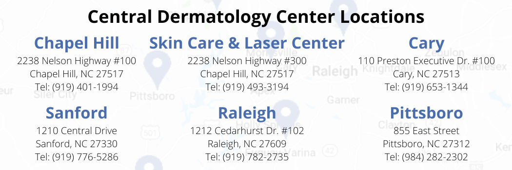Central Dermatology Center Locations